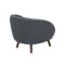 Braton Lounge Chair - Battleship Grey (Fabric) - 2