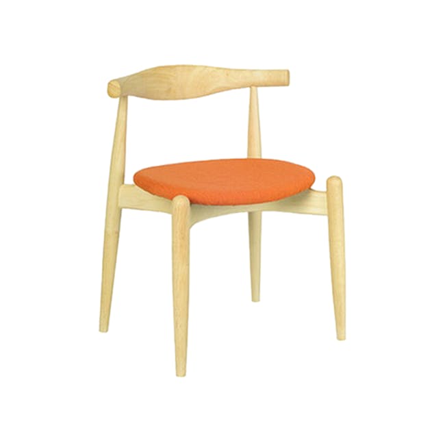 Bouvier Dining Chair - Oak, Carrot - 0