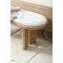 Catania Extendable Dining Table 1.6m-2m with 2 Catania Dining Chairs and 1 Catania Cushioned Bench 1.2m - 35