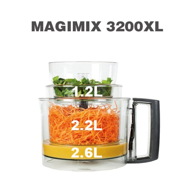Magimix 3200XL Food Processor - Black - 4
