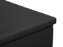 ESSENTIALS Single Storage Bed - Black (Faux Leather) - 9