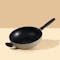 Meyer Bauhaus Warm Grey Nonstick Open Stirfry Pan with Helping Handle (2 Sizes) - 1