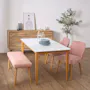 (As-is) Charmant Dining Table 1.4m - Natural, White - 12 - 7