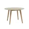 Ralph Round Dining Table 1m - Natural, Taupe Grey - 4