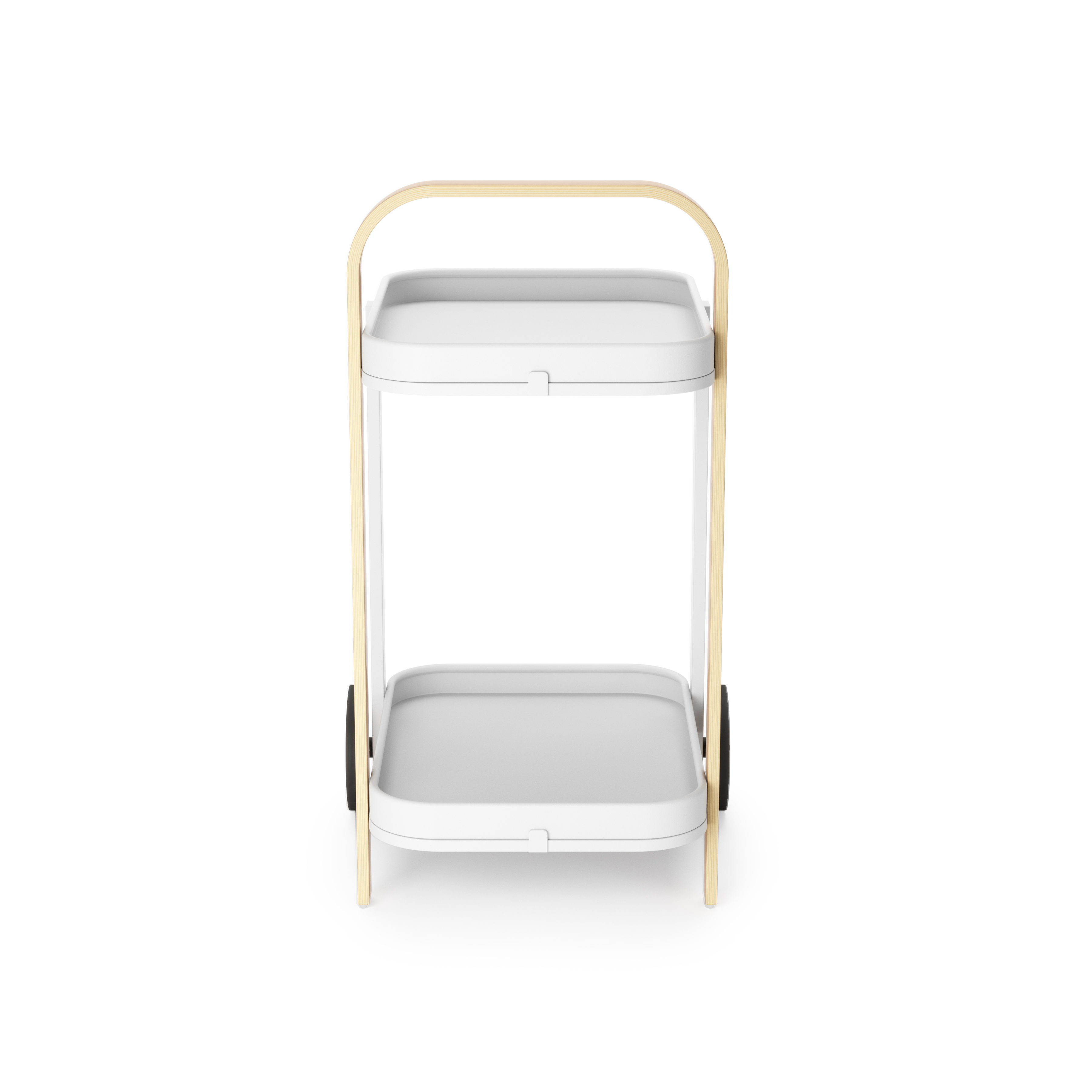 Bellwood Serving Cart - White, Natural, Umbra Home Accents