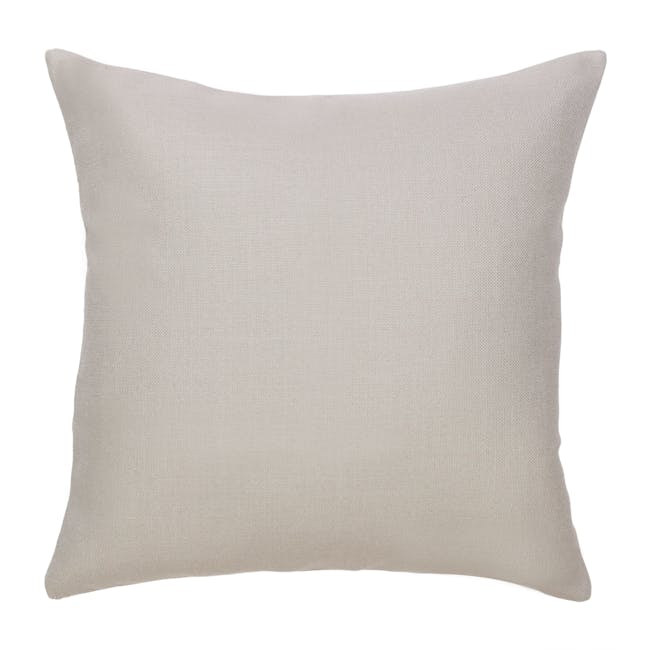 Throw Linen Cushion Cover - Light Grey - 2