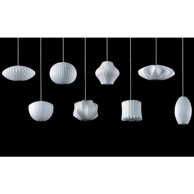 Iwen Round Pendant Lamp - 5 - White, modern, elegant, minimalist, contemporary, artistic, decorative, sophisticated