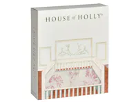House of Holly Bamboo Crib Sheet - Garden (Blush Pink)