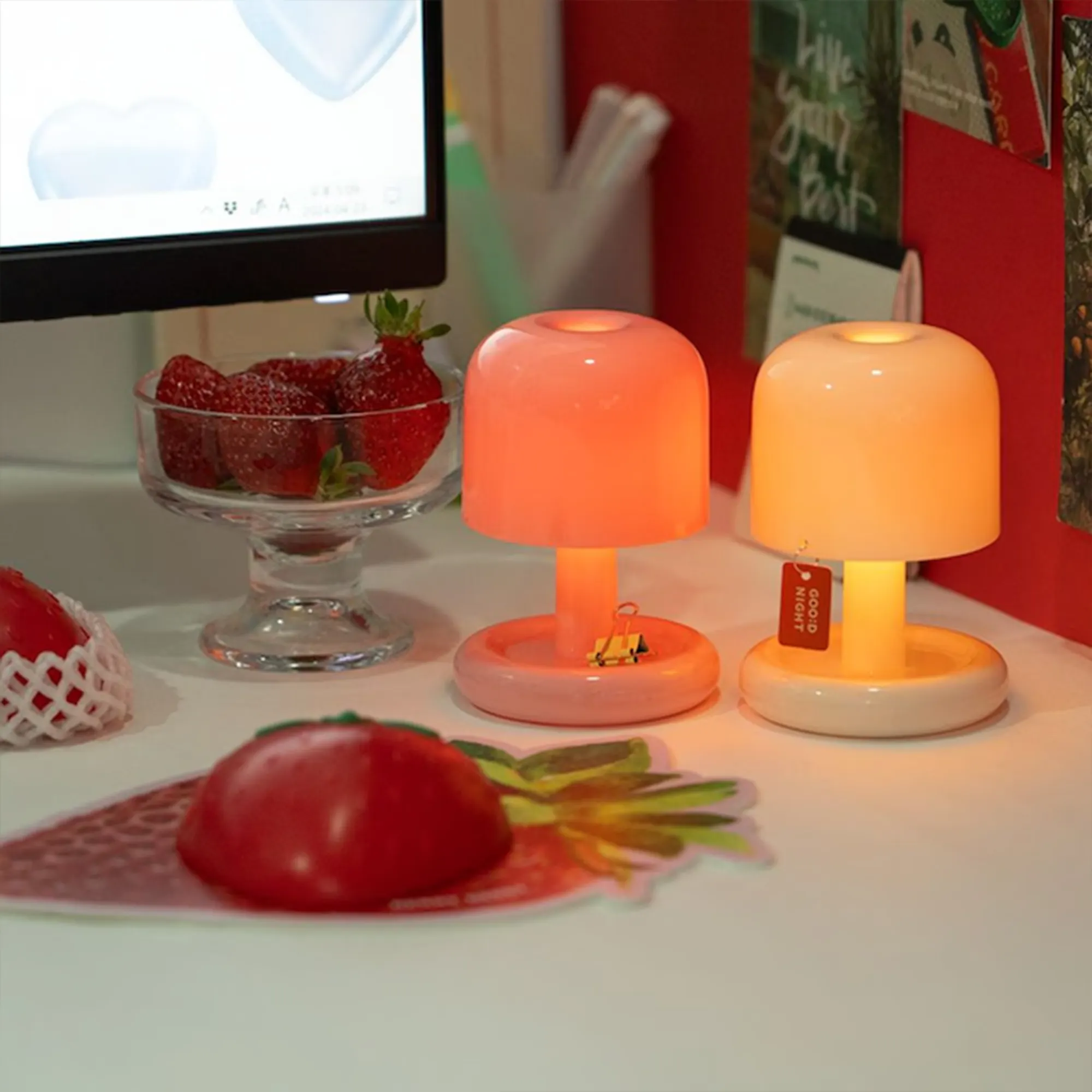 Petite Mood Table Lamp - White - 12