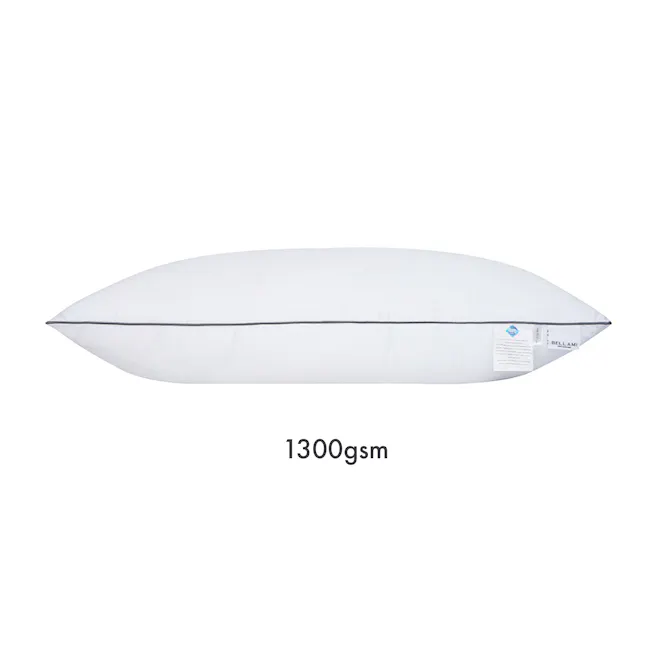 Bellami ZZEN Tencel DownFeel Luxury Pillow (3 Firmness) - 3 - Pillow with ergonomic design, White, soft, and comfortable