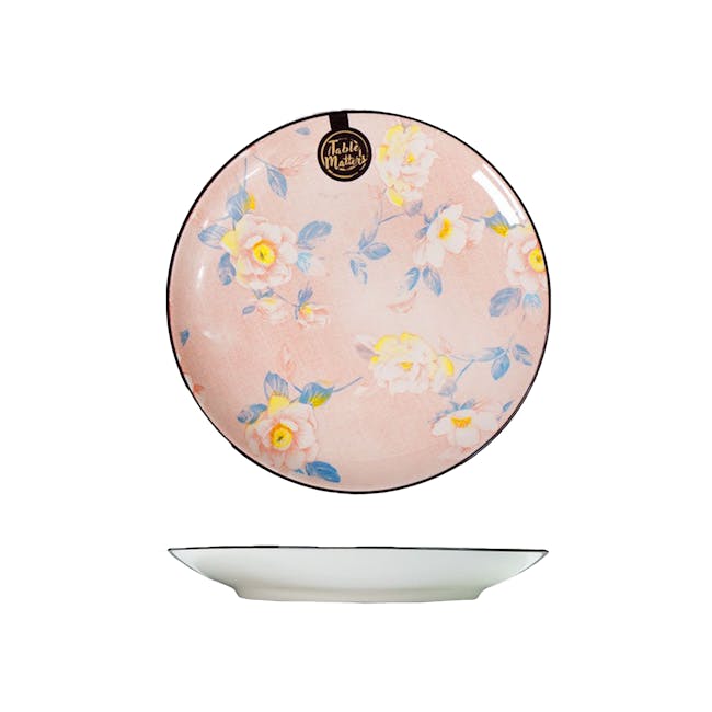 Table Matters Camellia 8 inch Rice Plate - 0
