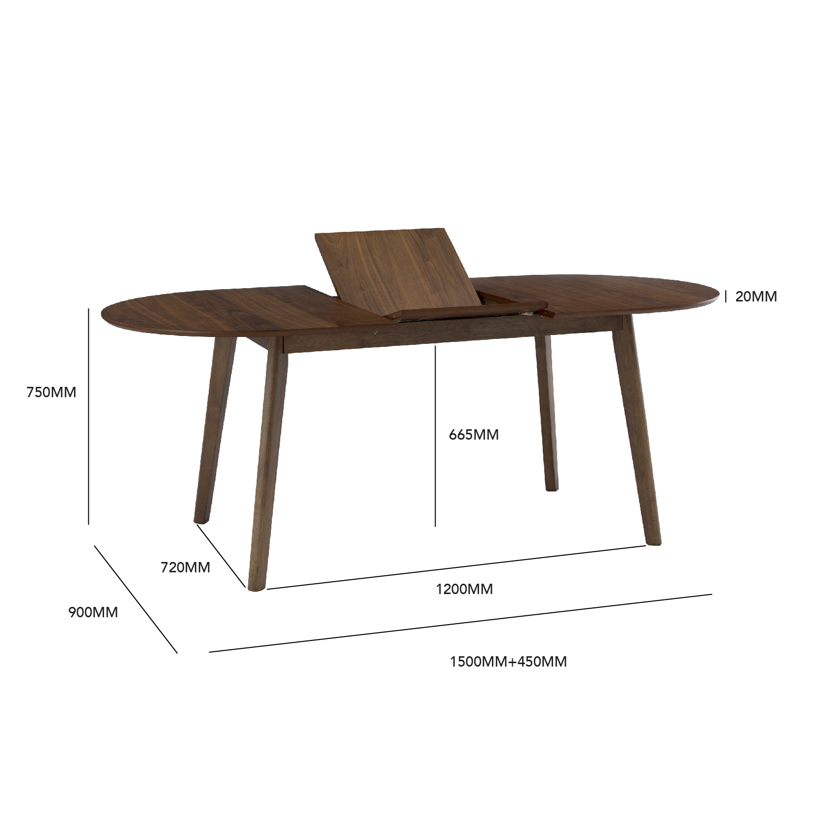 8 seater oval dining table dimensions