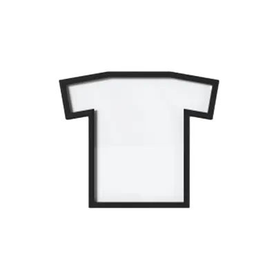T-Frame T-Shirt Display Medium - Black