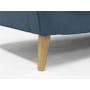 Jacob 3 Seater Sofa with Jacob 2 Seater Sofa - Denim - 11