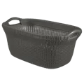 Knit Laundry Basket 40L - Harvest Brown