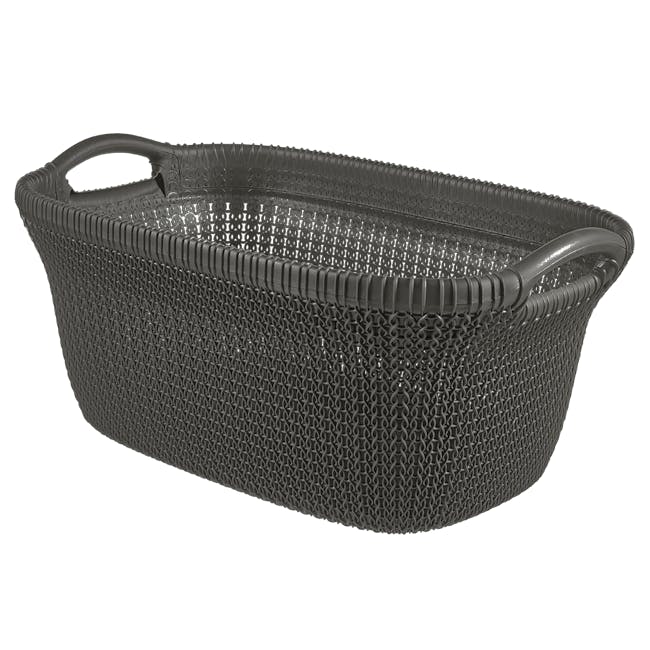 Knit Laundry Basket 40L - Harvest Brown - 0
