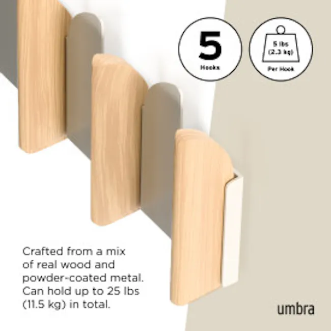Saloon 5-Hook - Natural/Sand - 12