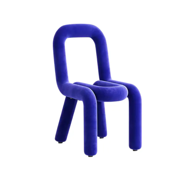 (As-is) Pilo Chair - Cobalt Blue (Velvet) - 1