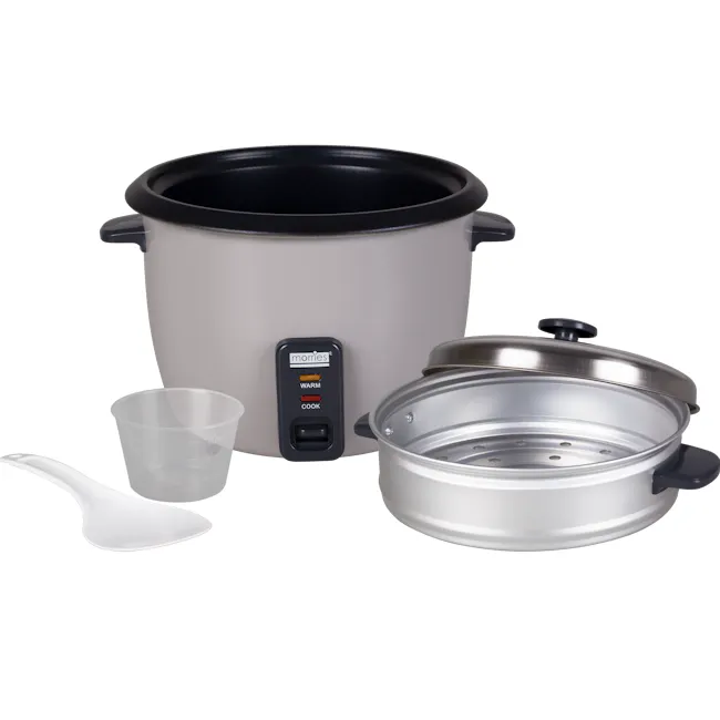 MORRIES Rice Cooker with Stainless Steel Lid Cover and Non-Stick Removable Cooking Pot - 1.8L - 5 - Instant pot, pressure