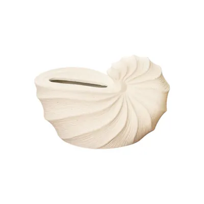 Seashell Ceramic Tissue Box