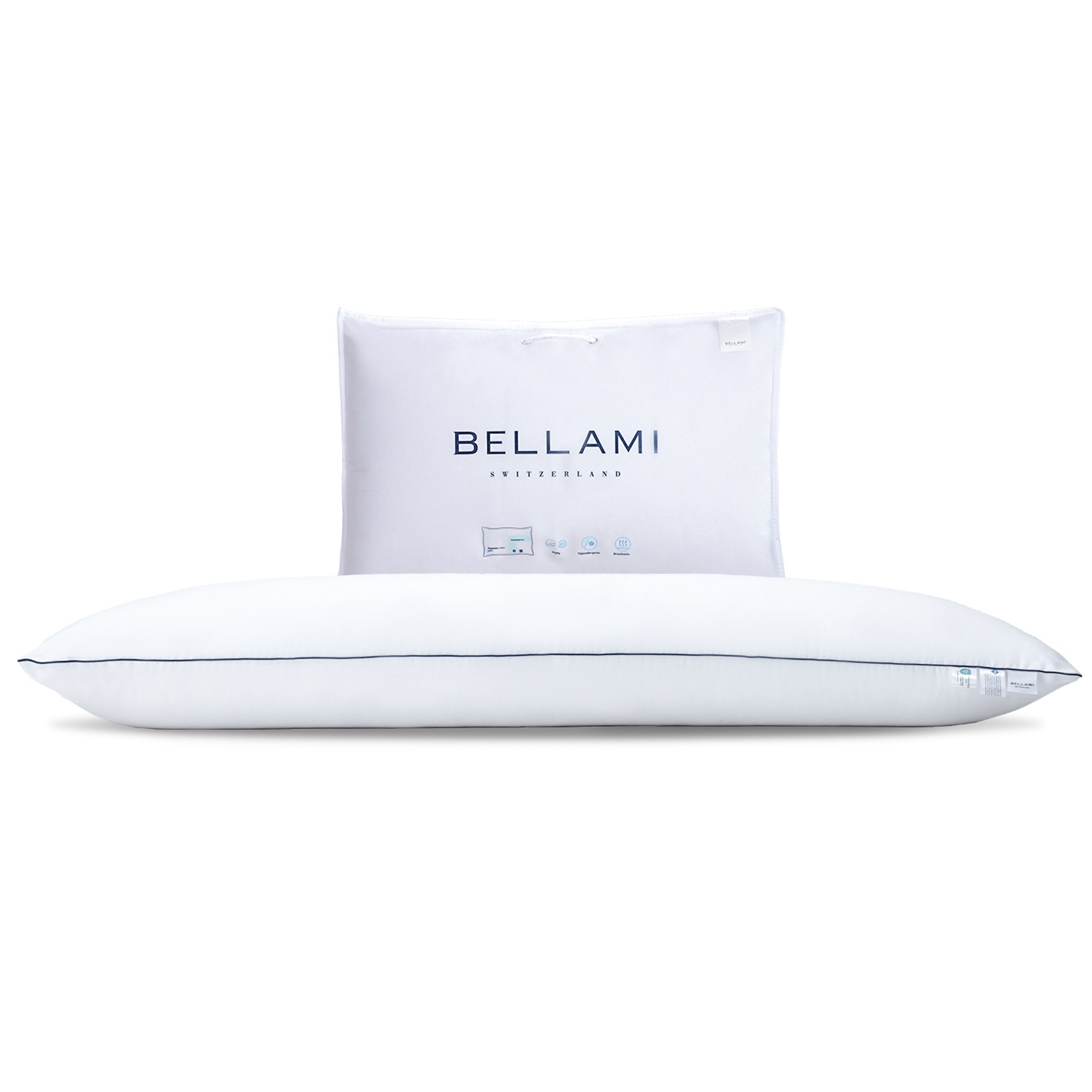 Bellami ZZEN 100% Egyptian Cotton Downfeel Hugging Pillow