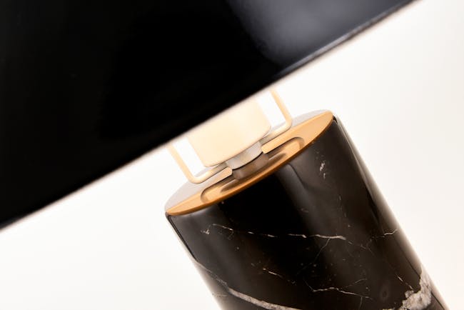 Klari Marble Table Lamp - Black - 3