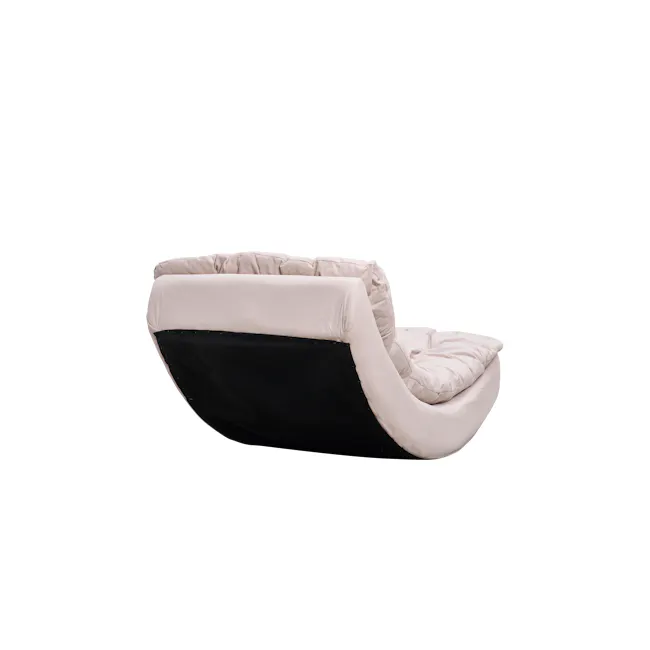 Luna Rocking Lounge Chair - Beige - 6