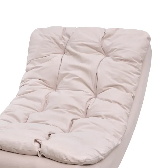 Luna Rocking Lounge Chair - Beige - 8
