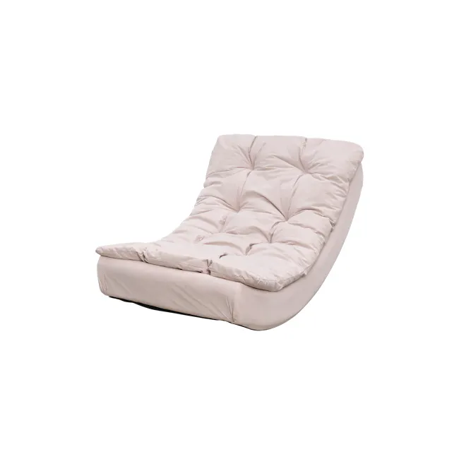 Luna Rocking Lounge Chair - Beige - 1