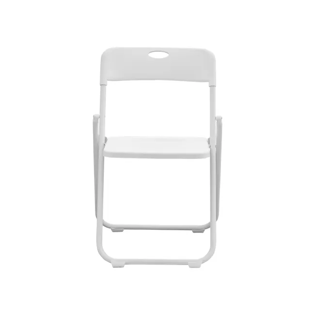 Nixon Folding Chair - White - 2 - White, modern, minimalist, sleek, contemporary, ergonomic, adjustable, built-in storage