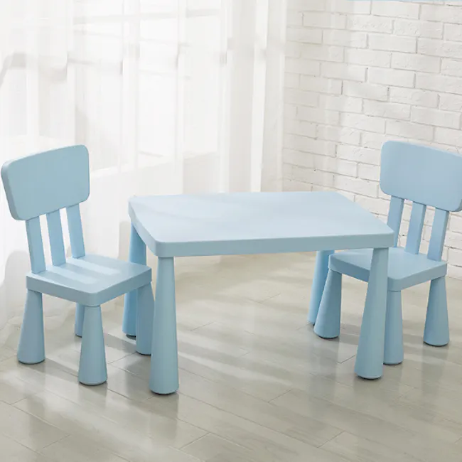 Juno Kids Table - Blue - 4