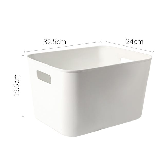 Dee Storage Box - White (Set of 3) - 12