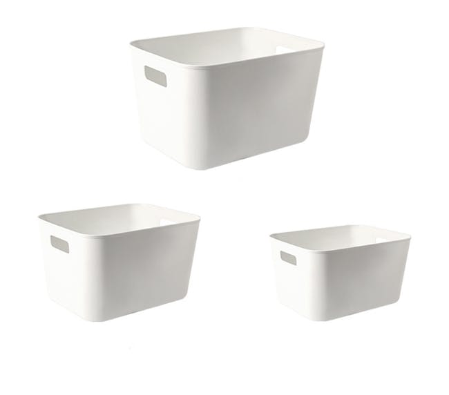 Dee Storage Box - White (Set of 3) - 10