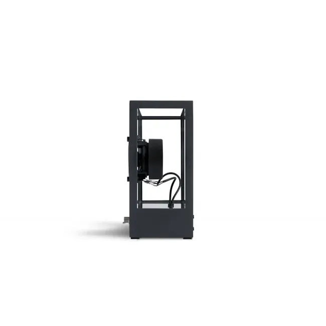 Small Transparent Speaker - Black - 5 - 3D printer, black, modern design, industrial, CNC machine, precision printing