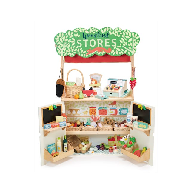 Tender Leaf Toy Kitchen - Woodland Stores and Theatre - 0