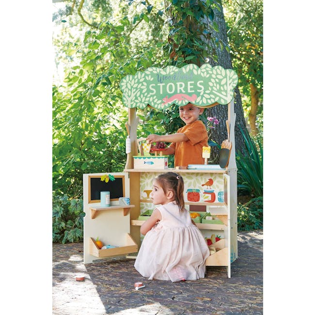 Tender Leaf Toy Kitchen - Woodland Stores and Theatre - 2