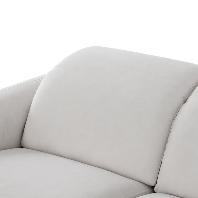 Harmony 3 Seater Power Recliner Sofa - Misty Grey (Scratch Resistant) - Zero Wall - 8 - White, modern, minimalist, sleek