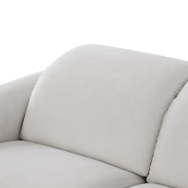 Harmony Right Arm Power Recliner Unit - Misty Grey (Scratch Resistant) - 10 - White, modern, minimalist, sleek, comfortable