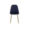 Finnley Dining Chair - Brass, Royal Blue (Velvet) - 2