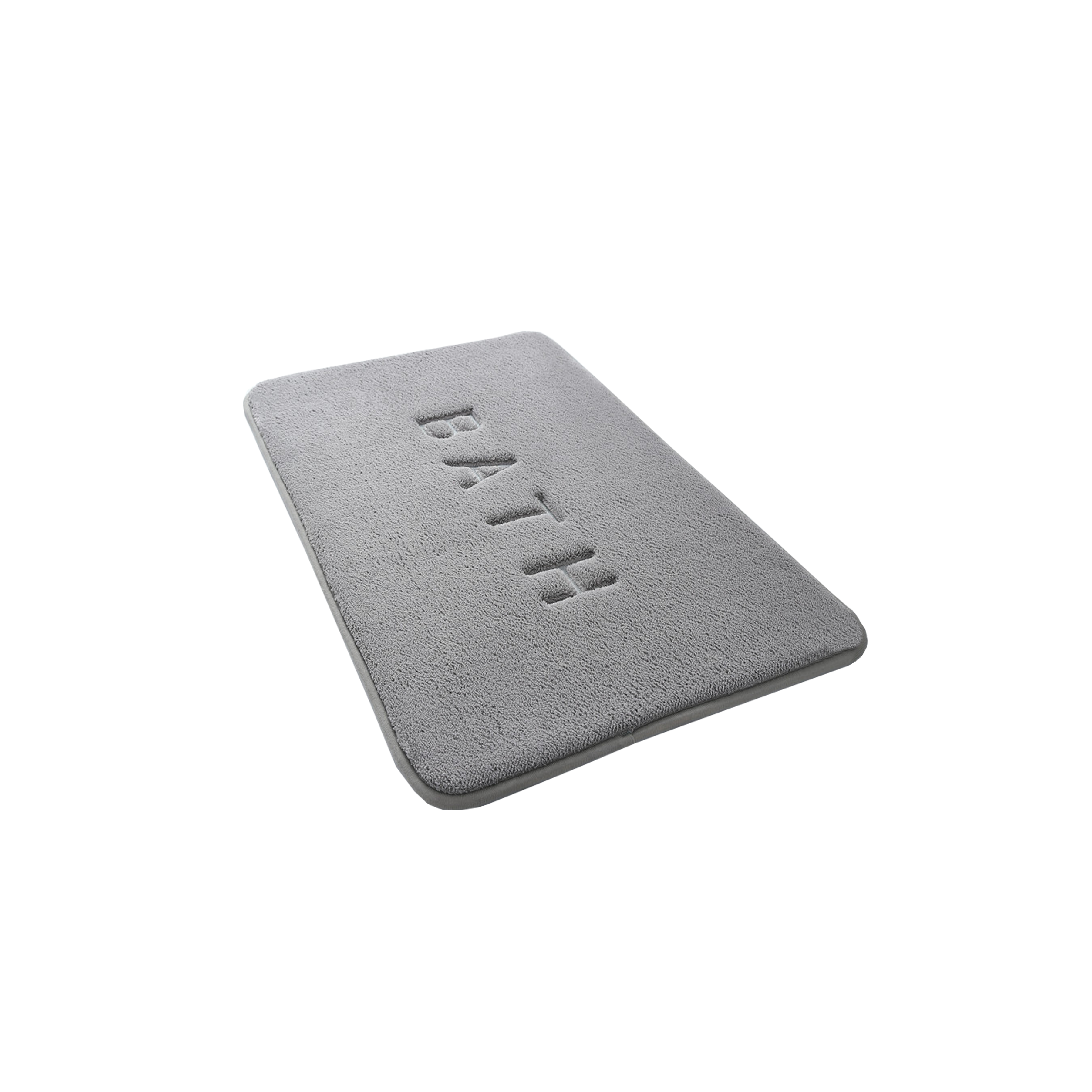 Mateo Bath Mat Light Grey, Floor Mats by HipVan HipVan