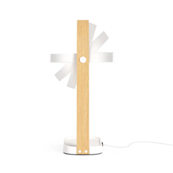 Side-angle view of Bellwood LED Vanity Mirror - White/Natural