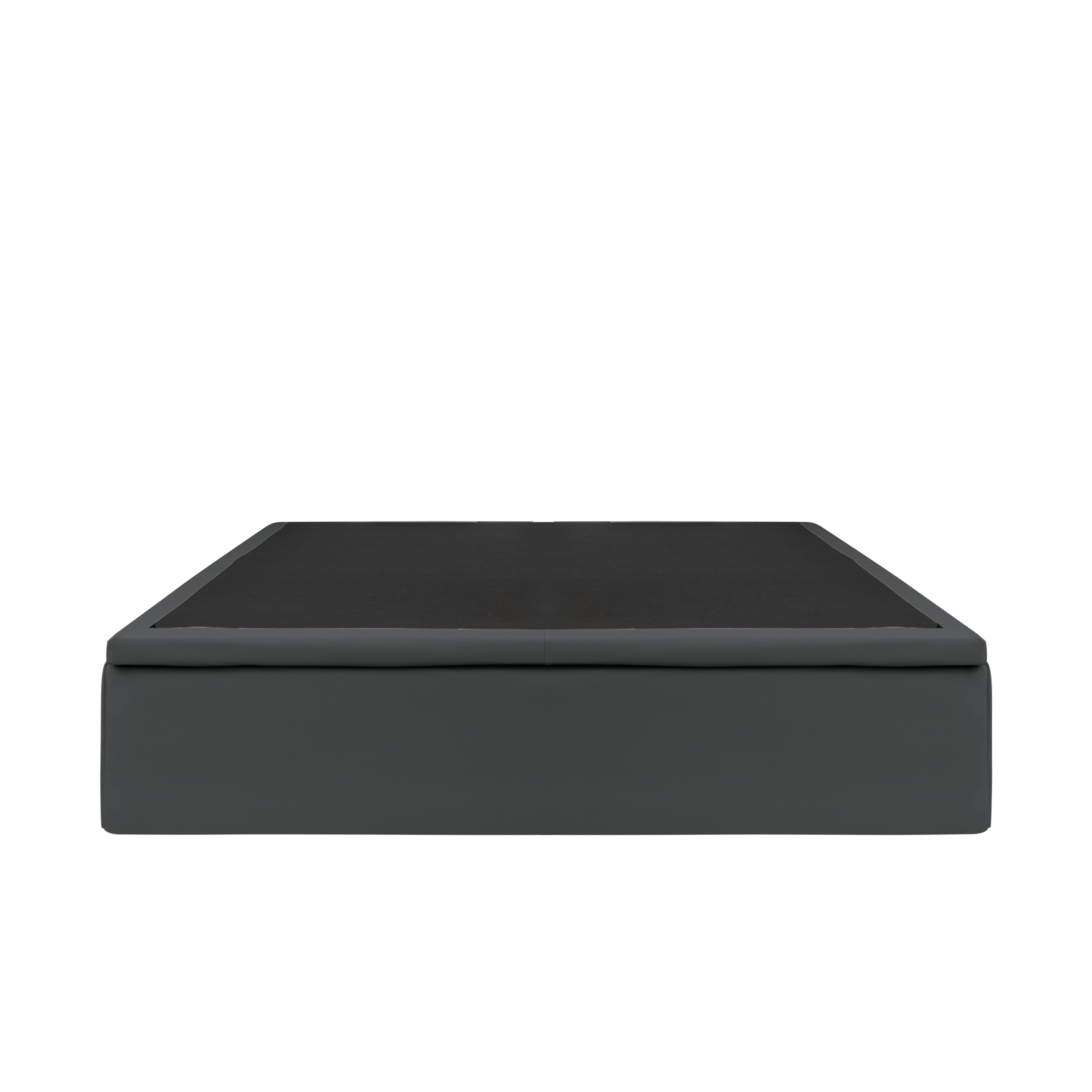 ESSENTIALS Queen Storage Bed Grey (Faux Leather), HV Basic Beds