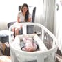 Babyhood Cosy Crib Breathe Eze Organic Sleep Pod - Leaf Light - 4