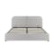 Nolan Queen Storage Bed in Silver Fox with 2 Hendrix Bedside Tables - 3