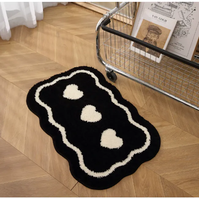 Missa Bath Mat - Black - 2