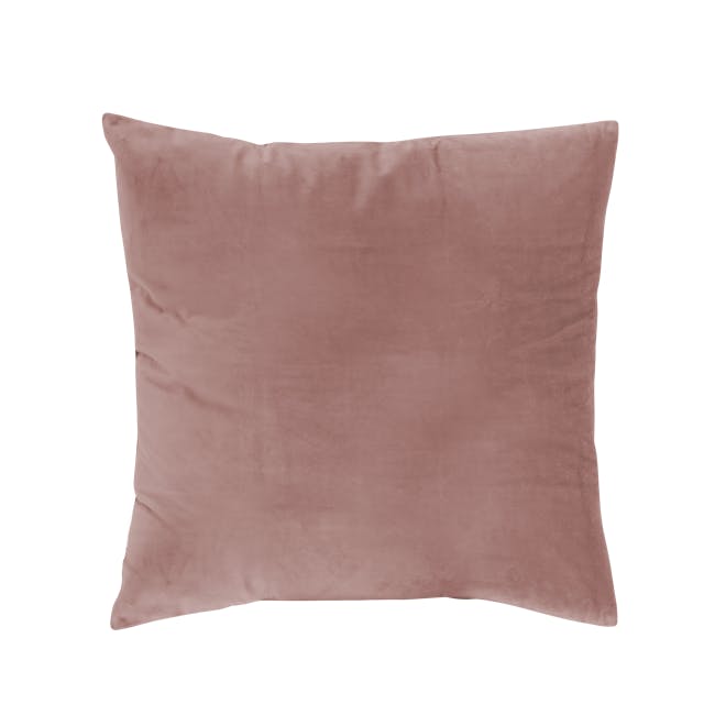 Tammy Large Velvet Cushion - Peach - 0