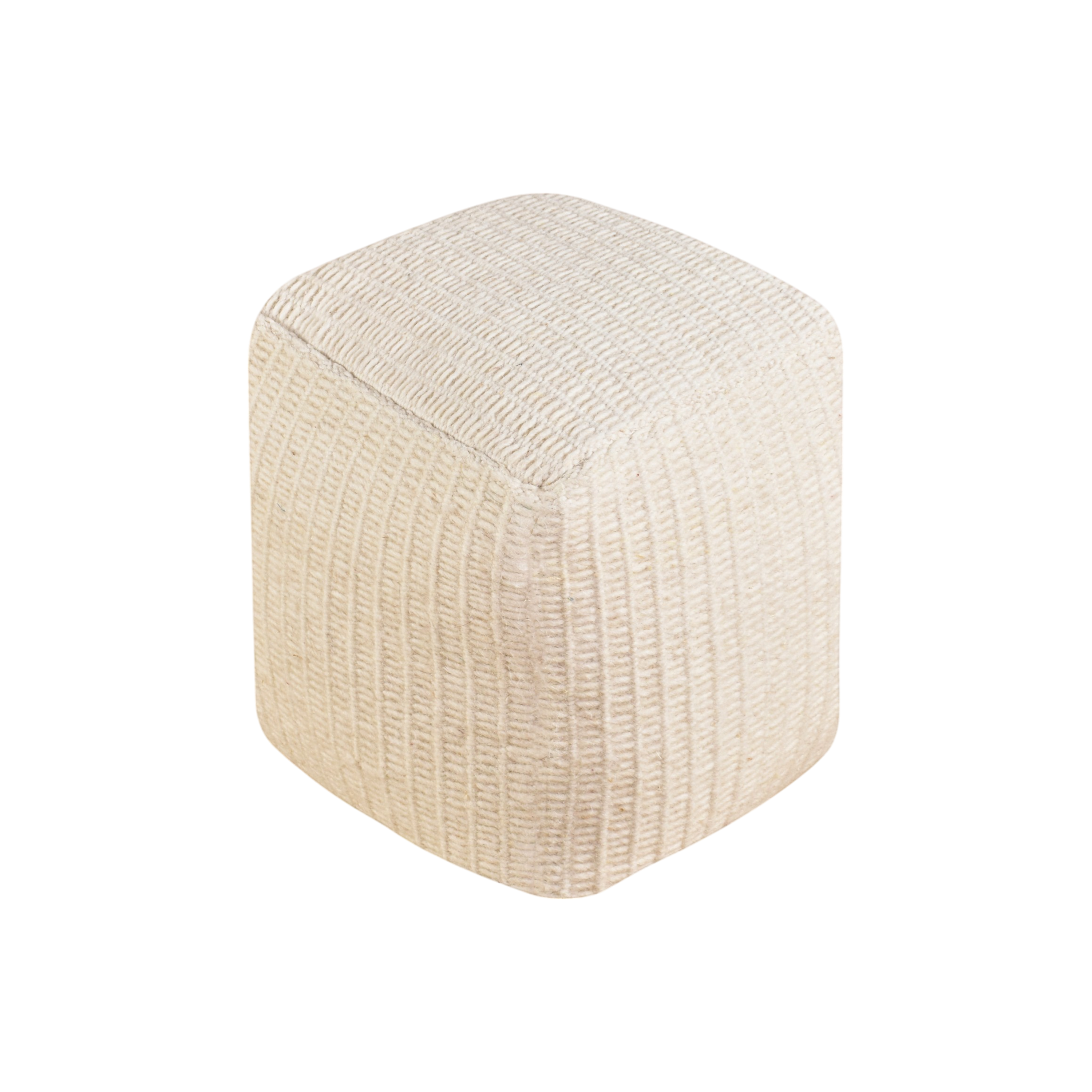 Gauan Wool Pouf