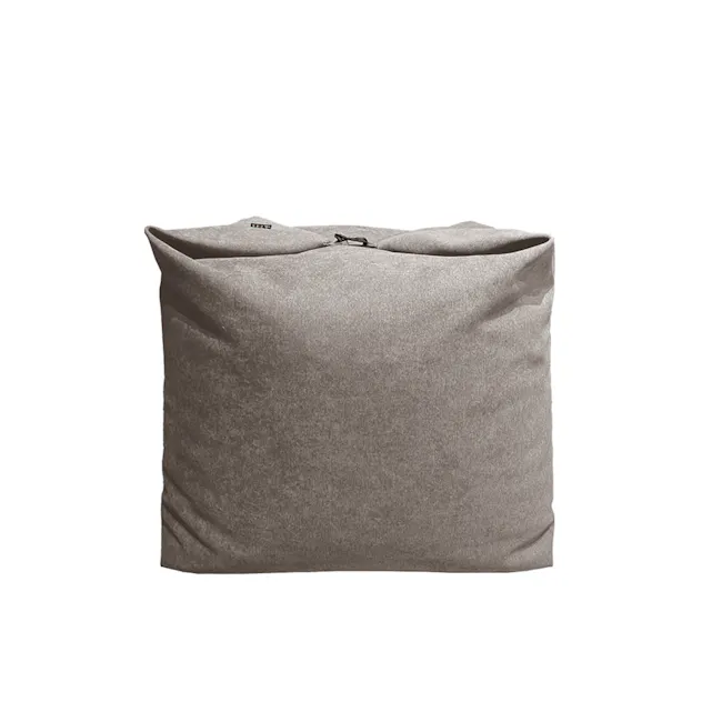Magic 3-in-1 Bean Bag - Light Grey - 1 - Grey fabric, soft texture, minimalist design, cozy throw, upright shape