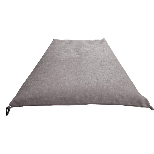 Magic 3-in-1 Bean Bag - Light Grey - 3 - Grey fabric, rectangular shape, soft texture, padded, comfortable, ergonomic