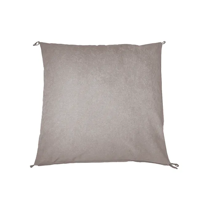 Magic 3-in-1 Bean Bag - Light Grey - 4 - Square-shaped, textured, neutral gray, fabric, cord tied, decorative, cozy